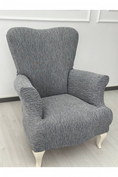 Jakar Kumaş Lastikli Kayma Yapmayan Tek Kişilik 1 Adet Berjer Örtüsü