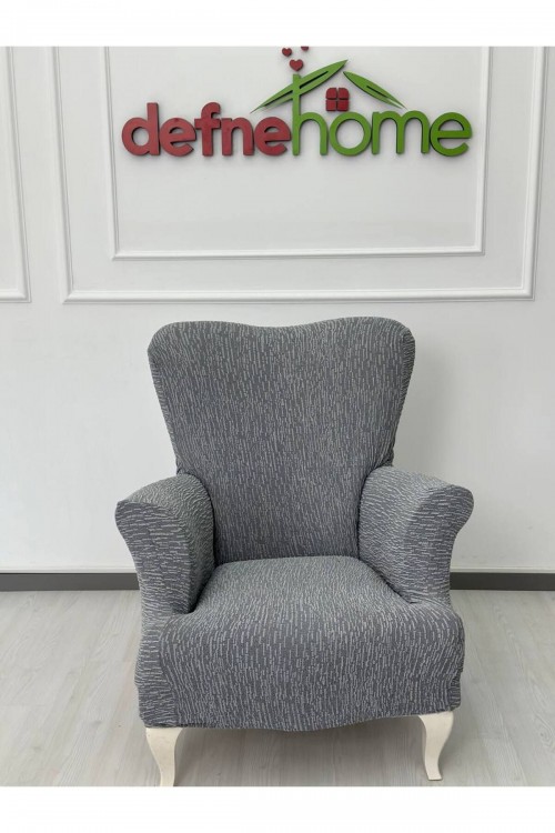Jakar Kumaş Lastikli Kayma Yapmayan Tek Kişilik 1 Adet Berjer Örtüsü