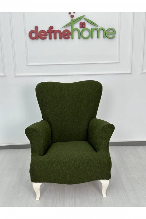 Jakar Kumaş Lastikli Kayma Yapmayan Tek Kişilik 1 Adet Berjer Örtüsü