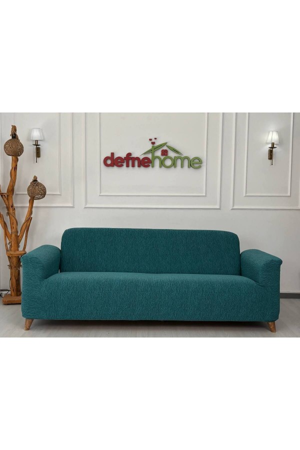 Lastikli Koltuk Örtüsü Jakarlı Düz Desen 3-3-1-1 Lastikli Kanepe Örtüsü, Giydirme Koltuk Kılıfı Takımı