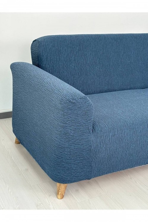 Lastikli Koltuk Örtüsü Jakarlı Düz Desen 3-3-1-1 Lastikli Kanepe Örtüsü, Giydirme Koltuk Kılıfı Takımı