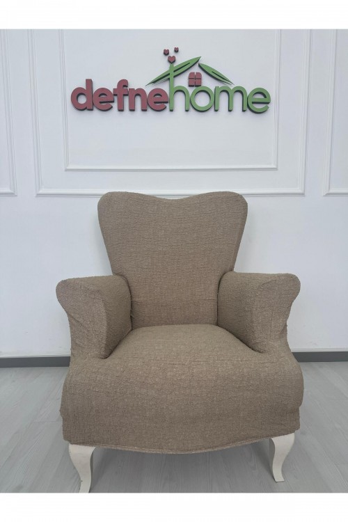 Döşemelik Kumaş Düz Keten Lastikli Kayma Yapmayan 3311 Takım Koltuk Örtüsü