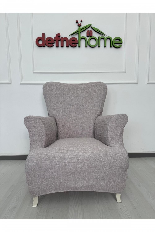 Döşemelik Kumaş Düz Keten Lastikli Kayma Yapmayan 3311 Takım Koltuk Örtüsü