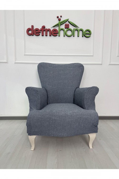 Döşemelik Kumaş Düz Keten Lastikli Kayma Yapmayan 3311 Takım Koltuk Örtüsü